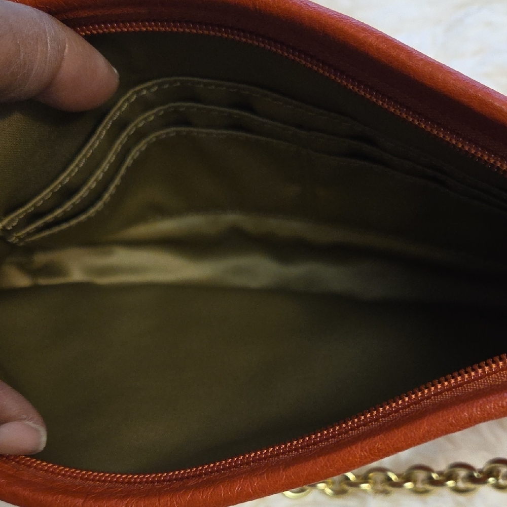 Coach Brown Leather Shoulder Bag - Picture 3 of 4